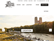 Tablet Screenshot of flushingmeadowshotel.com